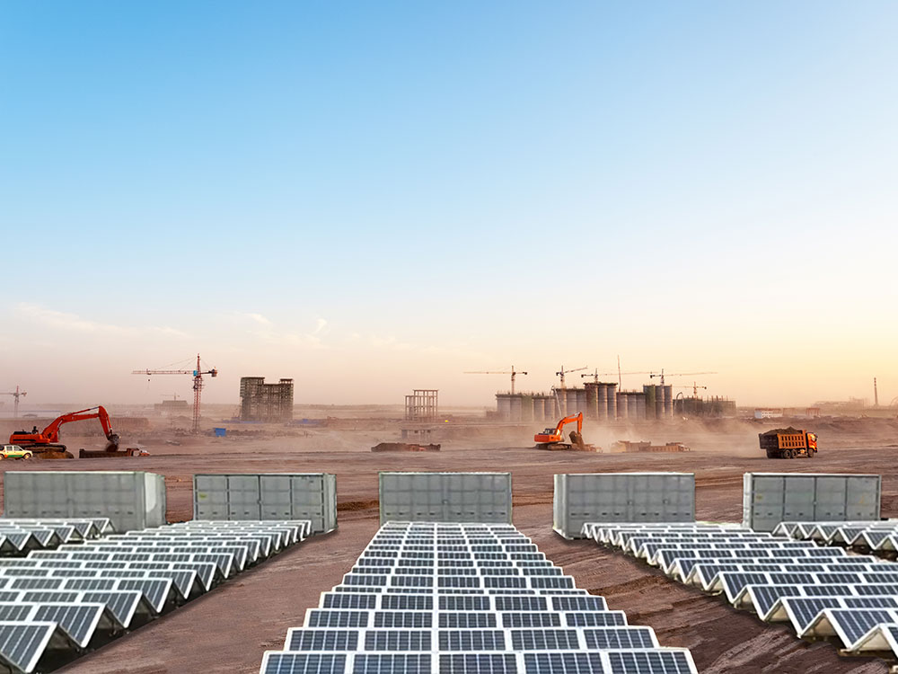 Solar Power Containers for Infrastruktura