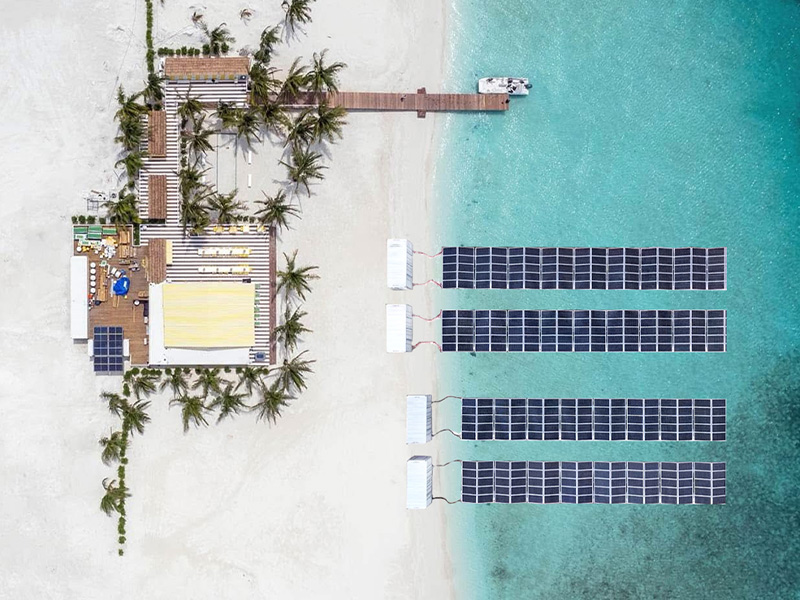 Solární FV kontejner (plovoucí typ)